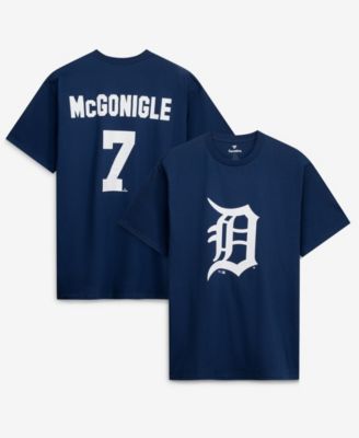 Men's Kevin McGonigle Navy Detroit Tigers Big & Tall Name & Number T-Shirt