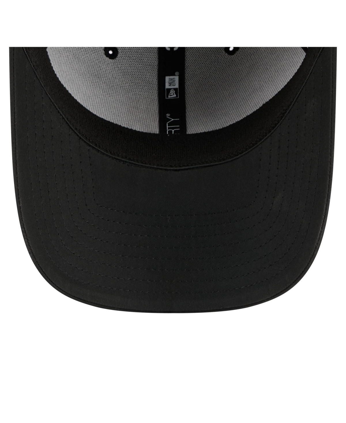 New Era Men's Black Jersey Devils Logo 39THIRTY Flex Hat