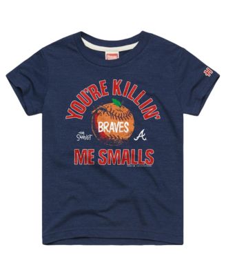 Big Boys and Girls Navy Atlanta Braves x The Sandlot Tri-Blend T-Shirt