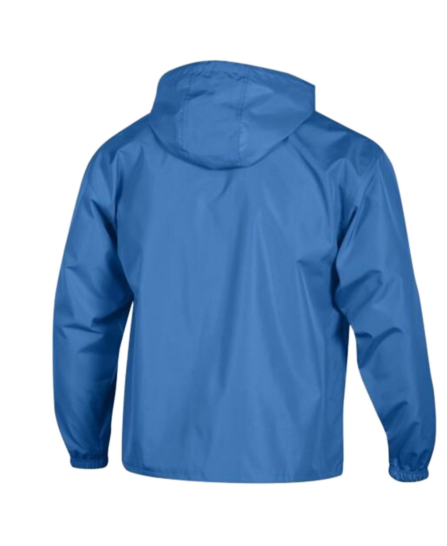 Мужские худи Champion Blue Detroit Lions Packable Hooded Windbreaker Half-Zip — фото 2