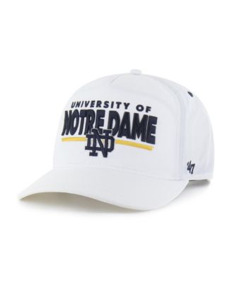 47 Brand Men's and Women's White Notre Dame Fighting Irish brrr&deg; Expressway Hitch Adjustable Hat