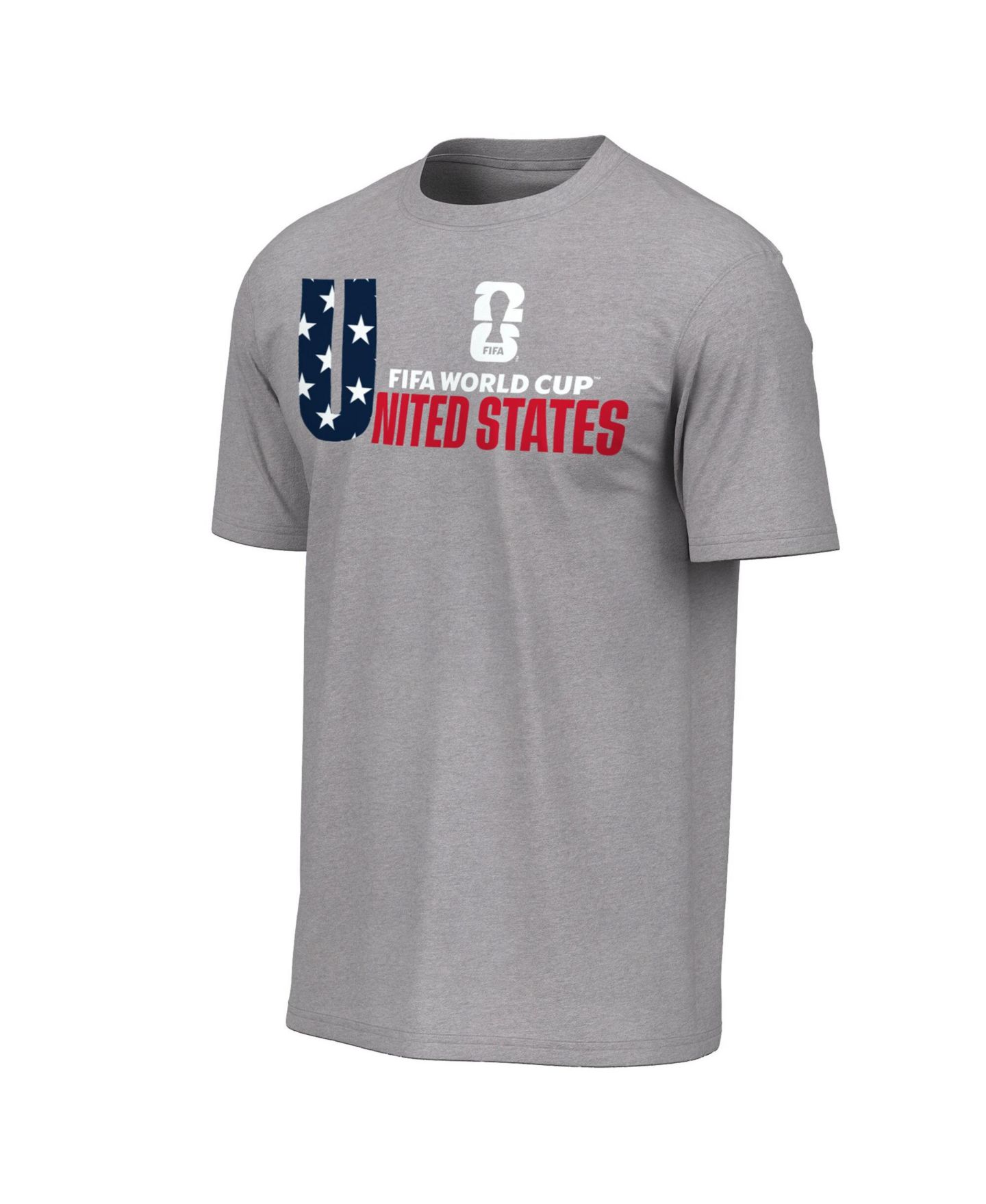 Мужская футболка Outerstuff Heather Gray USA FIFA World Cup 2026 — фото 3