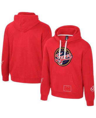 Men's and Women's Red Indiana Fever City Star Hoodie