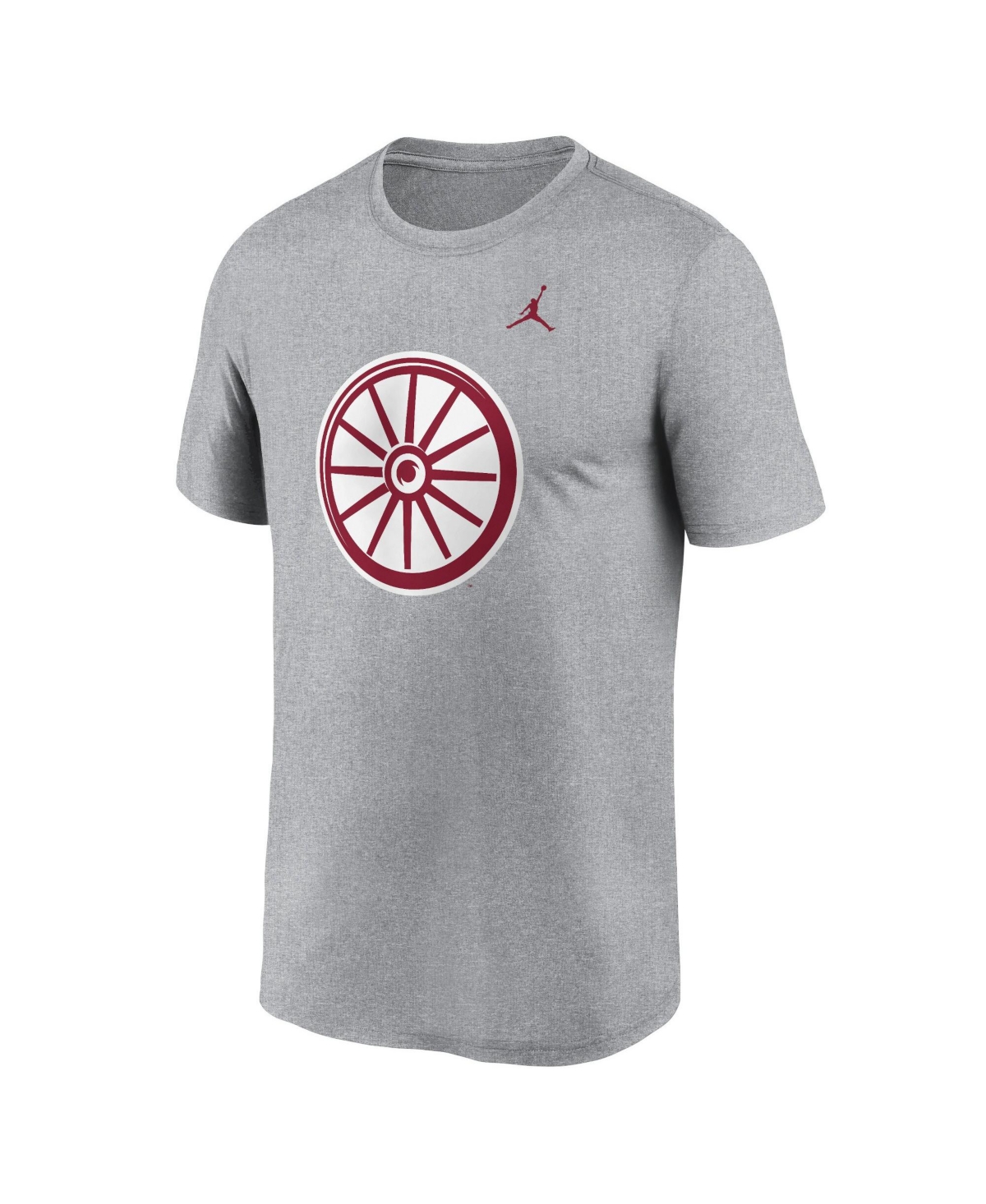 Jordan Men's Heather Gray Oklahoma Sooners Primetime Legend Alternate Logo T-Shirt