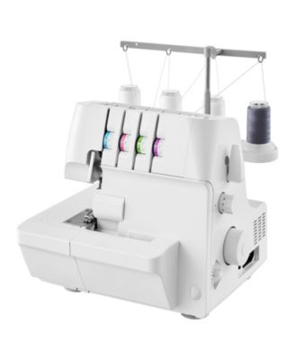 Serger Overlock Sewing Machine, 2-3-4 Thread with Free Arm and LED Light