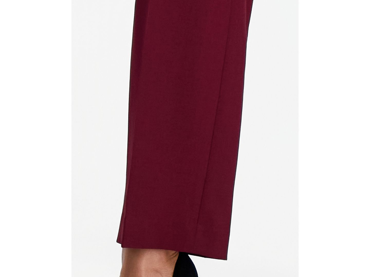 Женские брюки Le Suit Stretch Wide Leg 2-Piece Pant Suit, цвет: Бордо — фото 6
