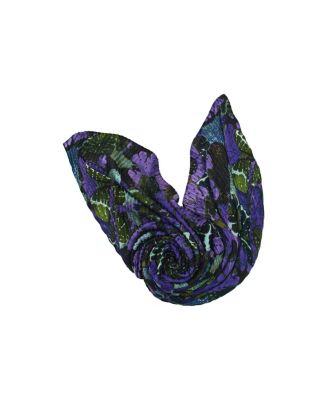Women's Long Pleated Foulard M. C. Lacroix