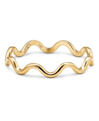 Wavy Ring in 14K Gold
