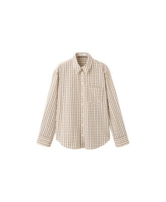 Women's Check Long-Sleeve Button-Up Shirt