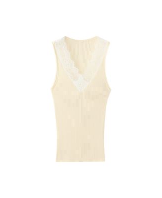 Women's Lace Lyocell Top