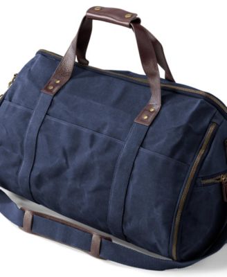 Waxed Canvas Convertible Garment Duffle