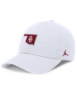 Men's White Oklahoma Sooners Club Dri-FIT Adjustable Hat