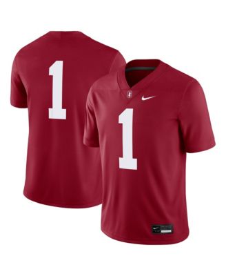 Men's #1 Cardinal Stanford Cardinal Game Jersey