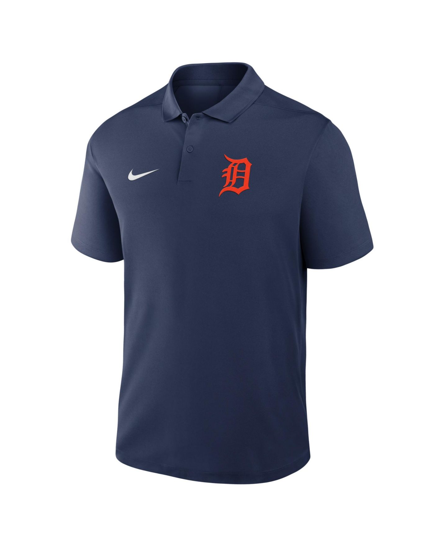 Мужское поло Nike Navy Detroit Tigers Dri-FIT Victory Polo — фото 2