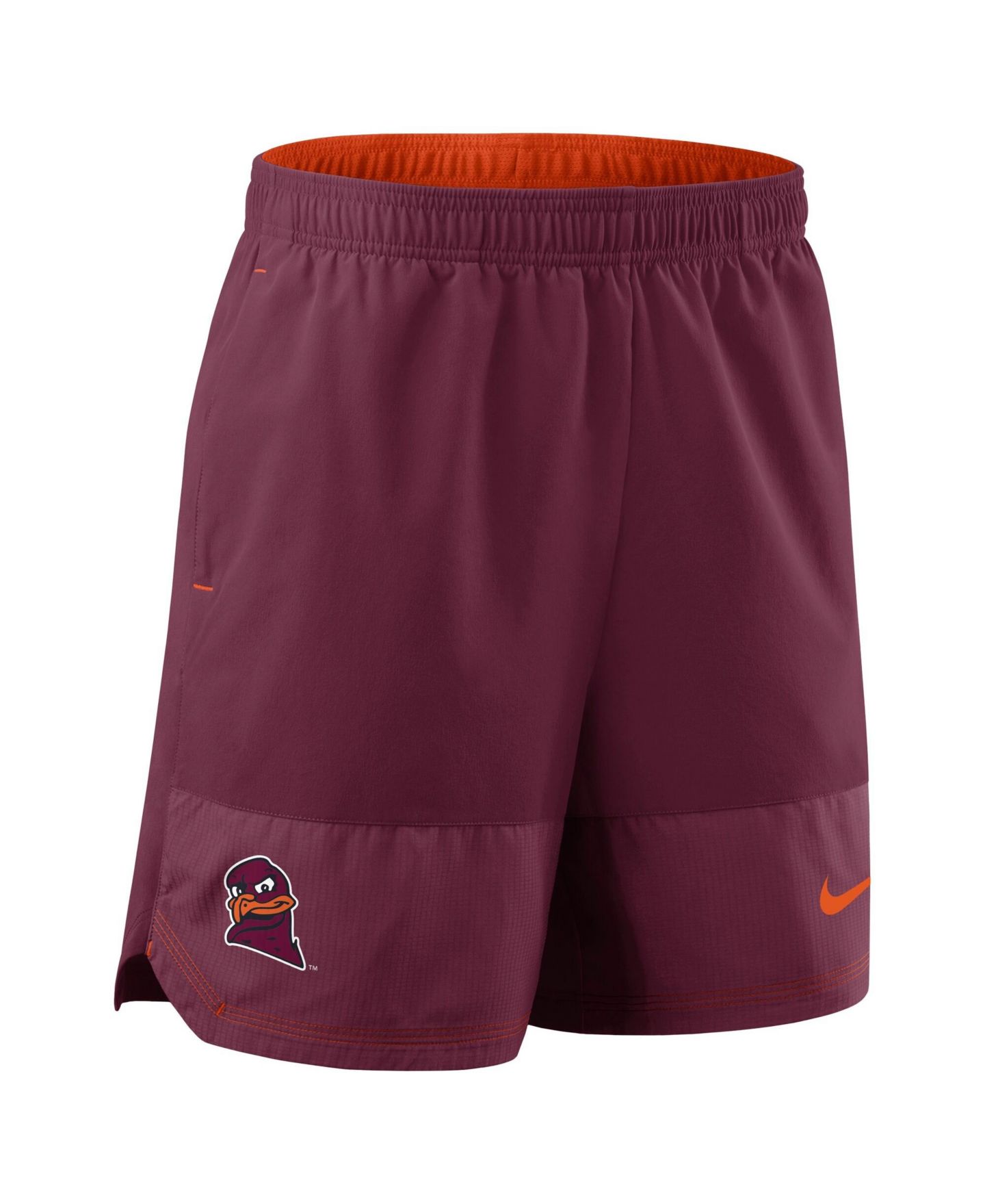 Мужские тканые шорты Nike Dri-FIT Virginia Tech Hokies, Garnet — фото 2