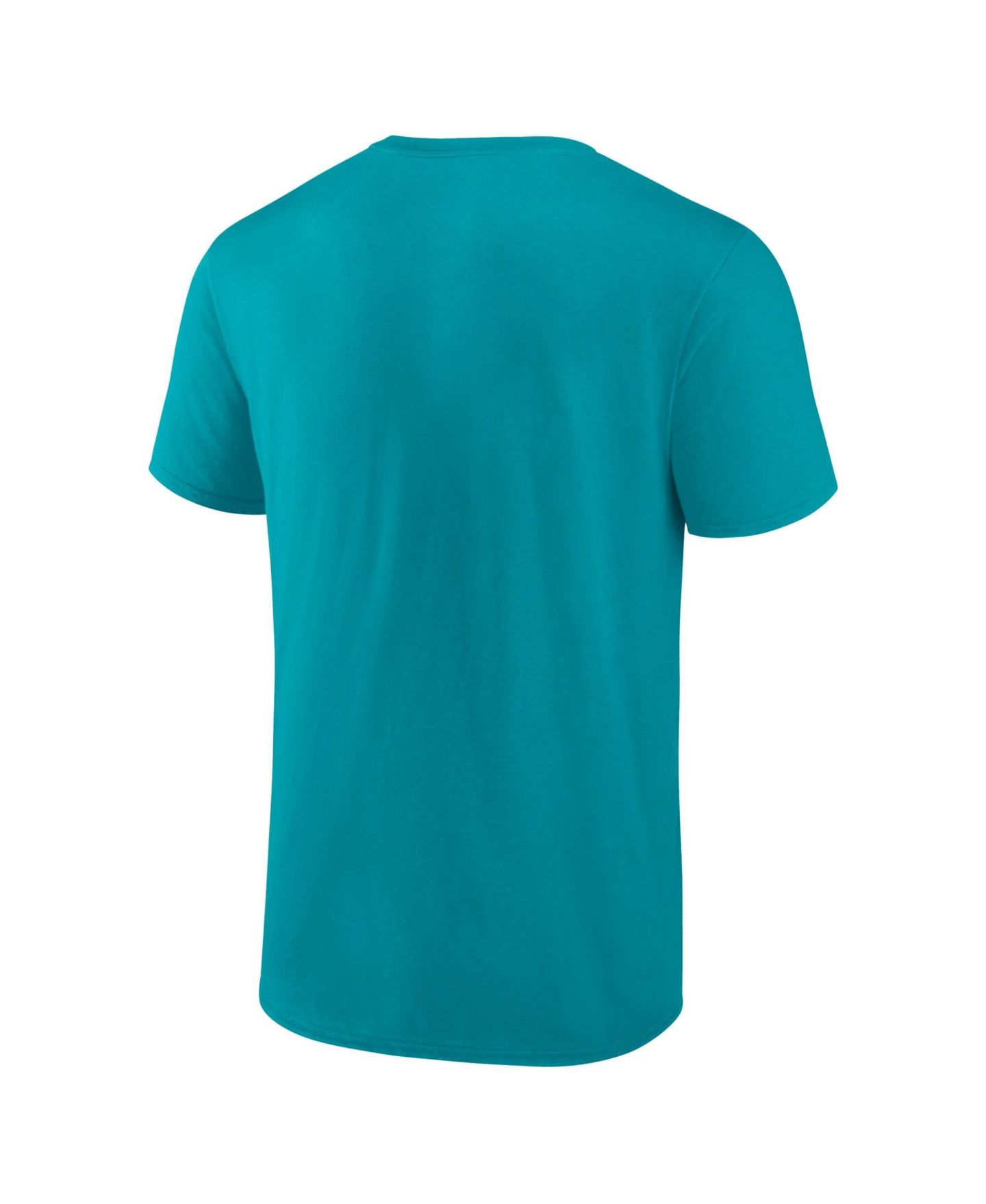 Мужская футболка Logo Athletic Aqua Miami Dolphins Cotton Victory Arch — фото 3