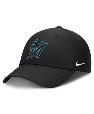 Men's Black Miami Marlins Dri-FIT Club Adjustable Hat