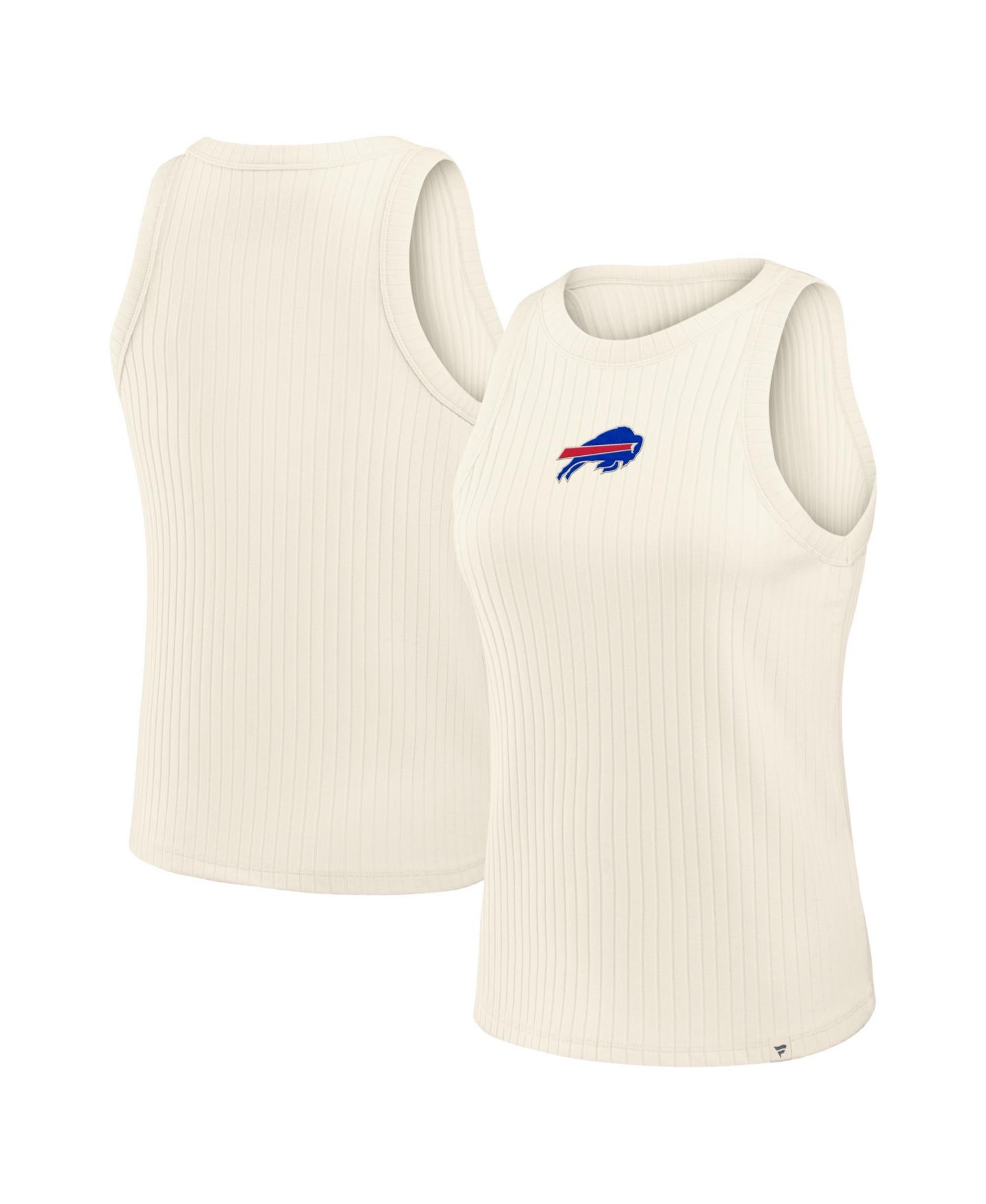 Женский топ Fanatics Buffalo Bills Star Play Tri-Blend Sleeveless Crewneck Rib-Knit — фото 1