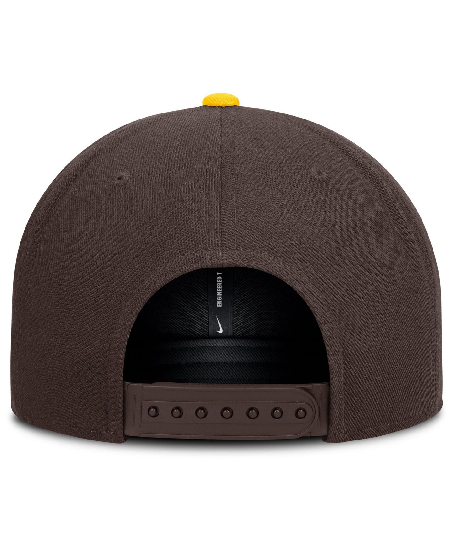 Мужская кепка Nike Brown/Gold San Diego Padres Primetime Pro Dri-FIT Snapback Hat — фото 4
