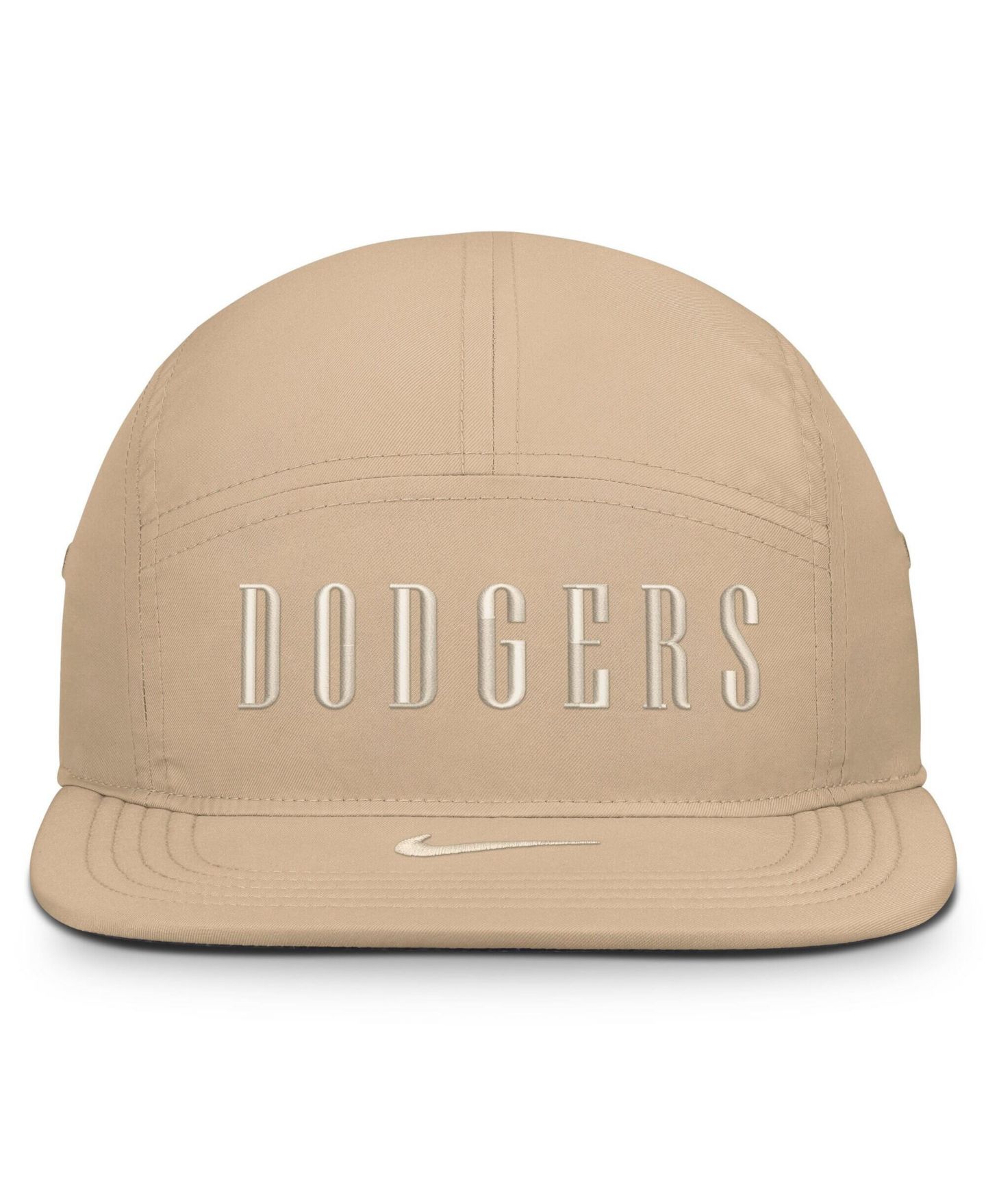 Мужская кепка Nike Khaki Los Angeles Dodgers Fly Dri-FIT Adjustable Hat — фото 2