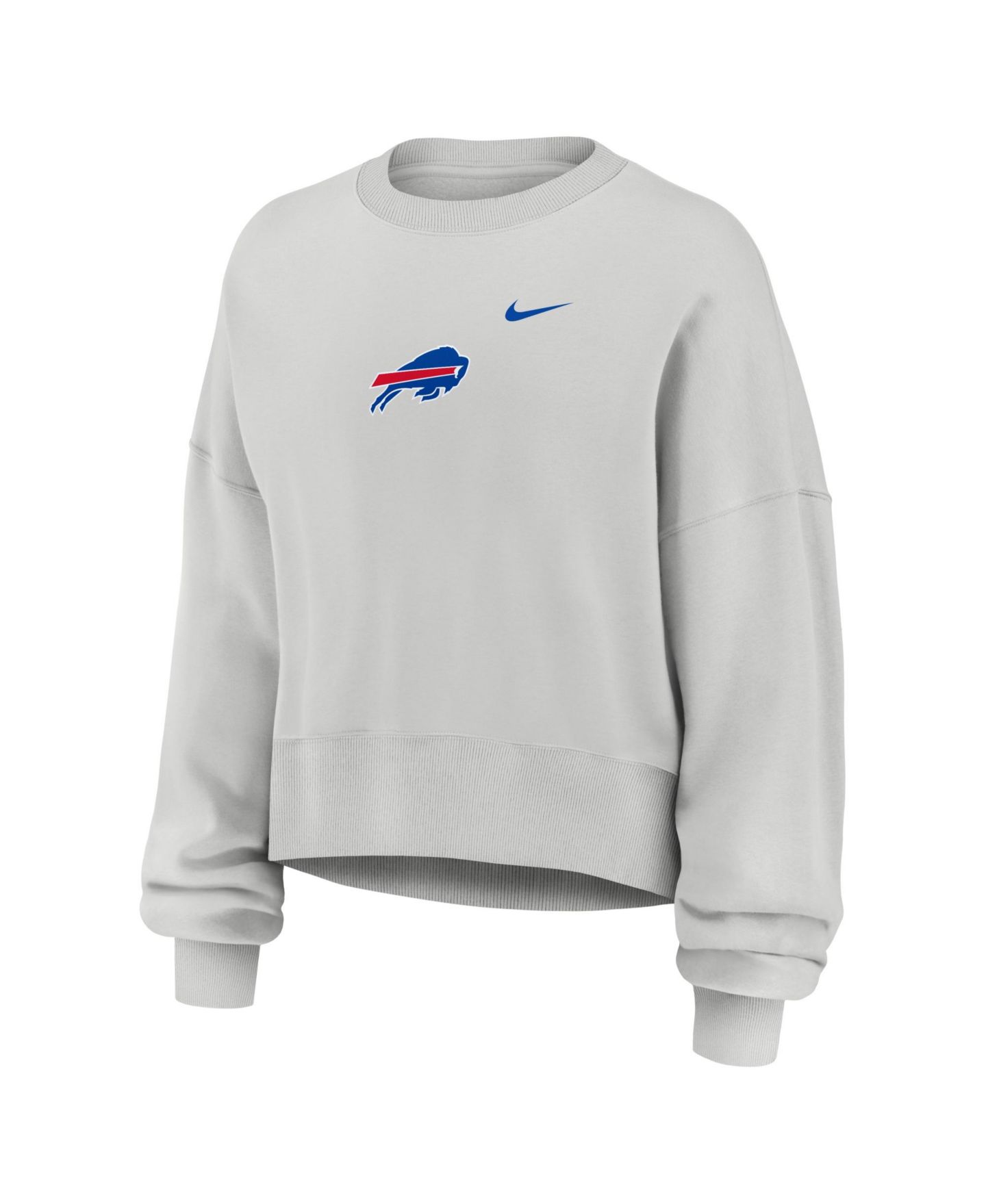 Женский свитшот Nike Gray Buffalo Bills Oversized Primetime Phoenix Fleece — фото 2