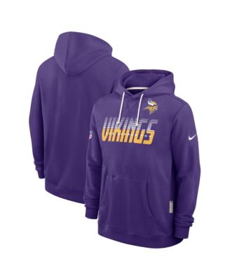 Men's Purple Minnesota Vikings Sideline Standard Issue Top Prospect Dri-FIT Hoodie