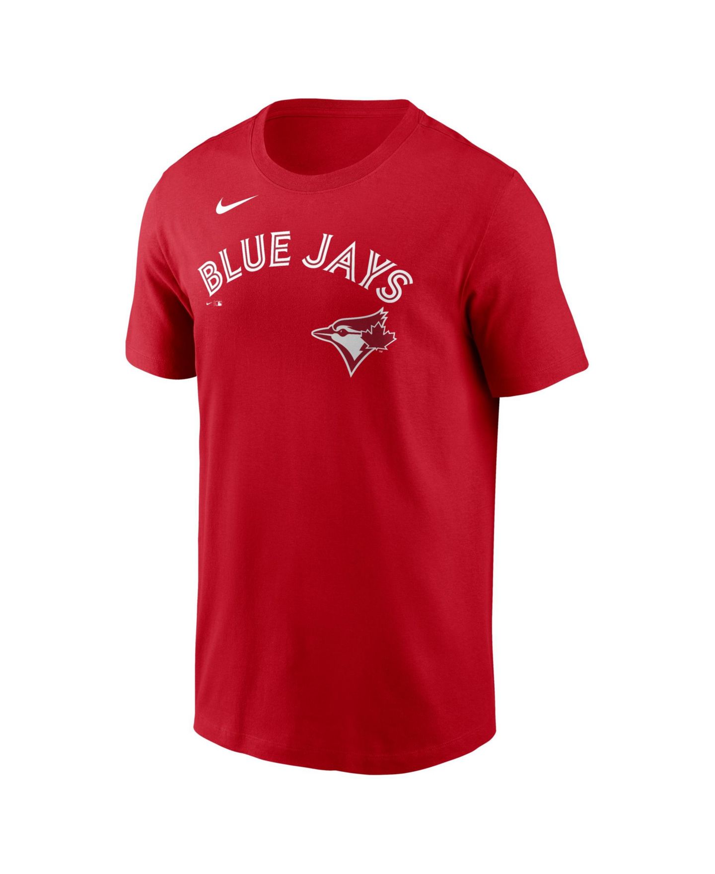 Мужская футболка Nike Red Toronto Blue Jays Wordmark — фото 2