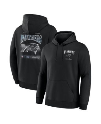 Men's Black Carolina Panthers Nightfall Long Sleeve Fleece Hoodie