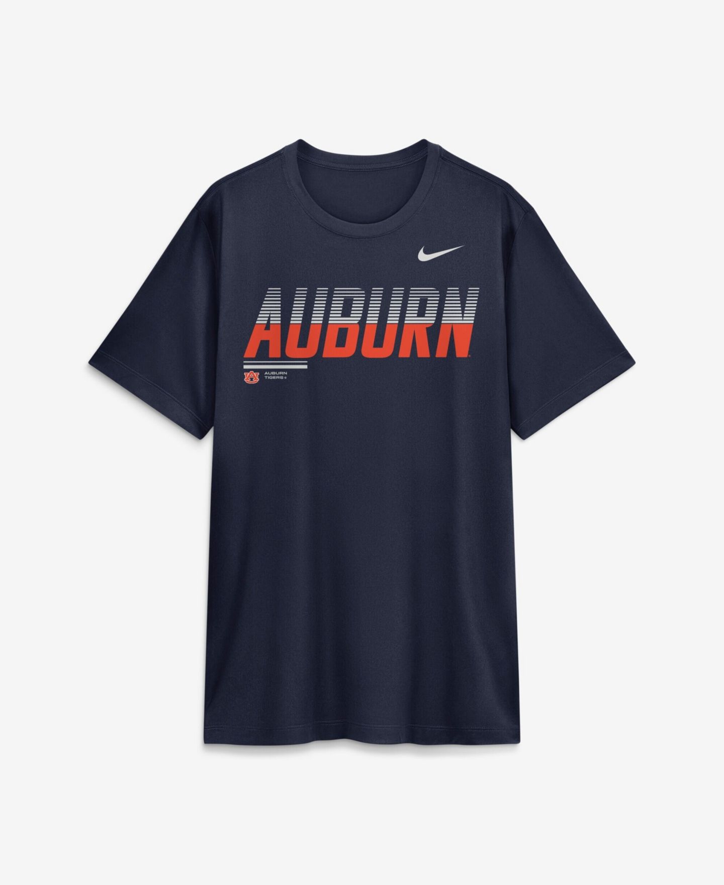 Мужская футболка Nike Navy Auburn Tigers Sideline Legend Dri-FIT — фото 2