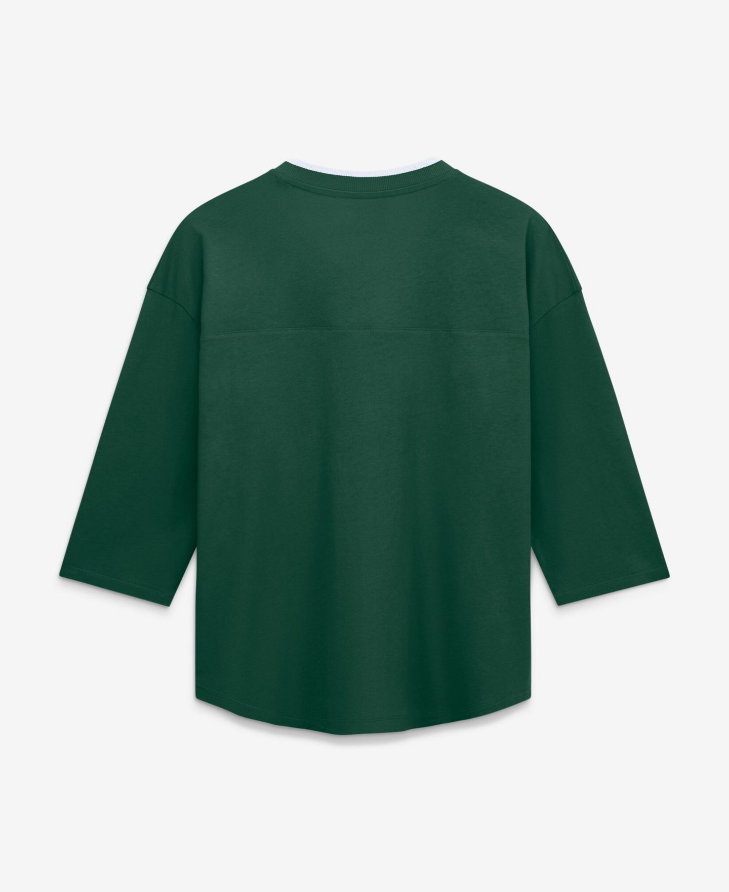 Женская футболка Fanatics Green Bay Packers Team First Deceptive Juke 3/4-Sleeve V-Neck Oversized Chest Graphic — фото 2