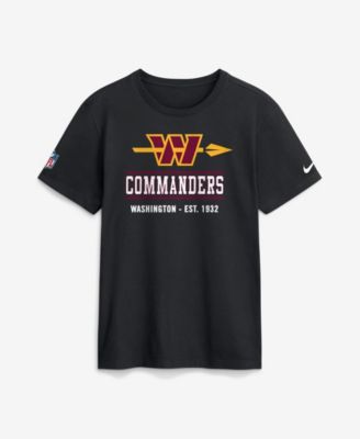 Men's Black Washington Commanders Sideline Alternate Final Sprint Dri-FIT T-Shirt
