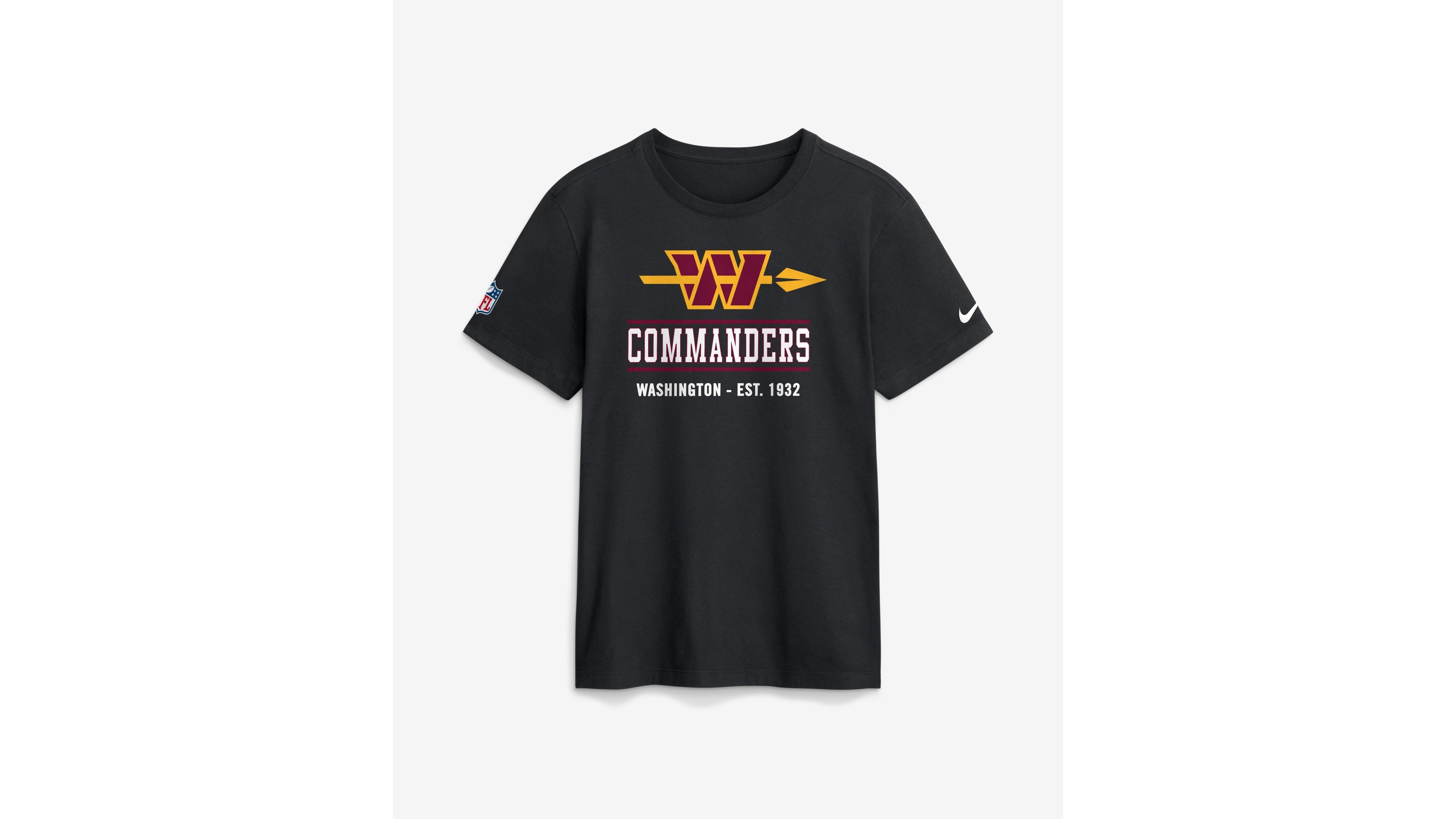 Nike Men's Black Washington Commanders Sideline Alternate Final Sprint Dri-fit T-Shirt