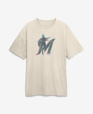 Men's Cream Miami Marlins Stadium Slub T-Shirt