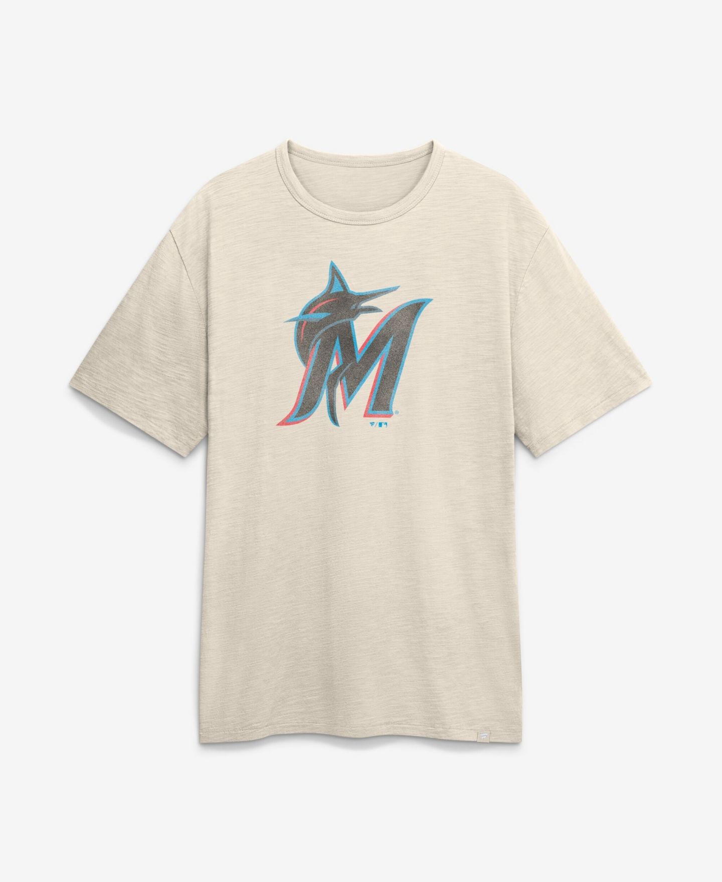 Мужская футболка Fanatics Cream Miami Marlins Stadium Slub — фото 1