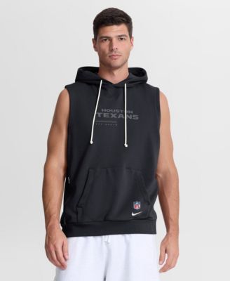 Men's Navy Houston Texans Sideline Standard Issue Dri-FIT Sleeveless Hoodie