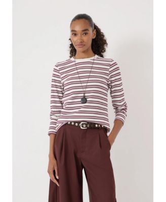 Women's Mia Stripe Slim Long Sleeve Top