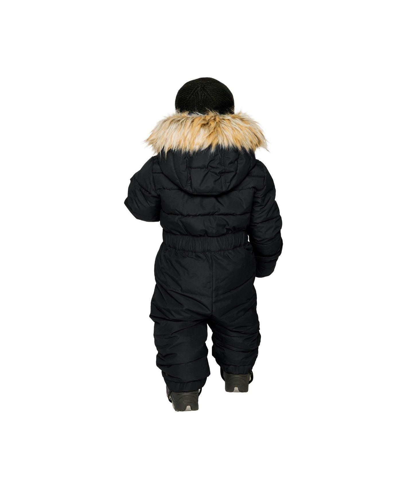 Комбинезон Deux par Deux ( 6M to 24M) Unisex Original One Piece Puffy Snowsuit with Removable Mittens and Boots для мальчиков-малышей, цвет: Чёрный — фото 4
