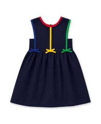 Toddler Girls (2T-8) Pique Knit Jumper with Bows