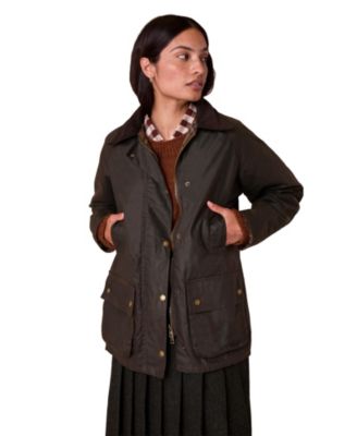 Women's Raglan Sleeve Waxed Jacket