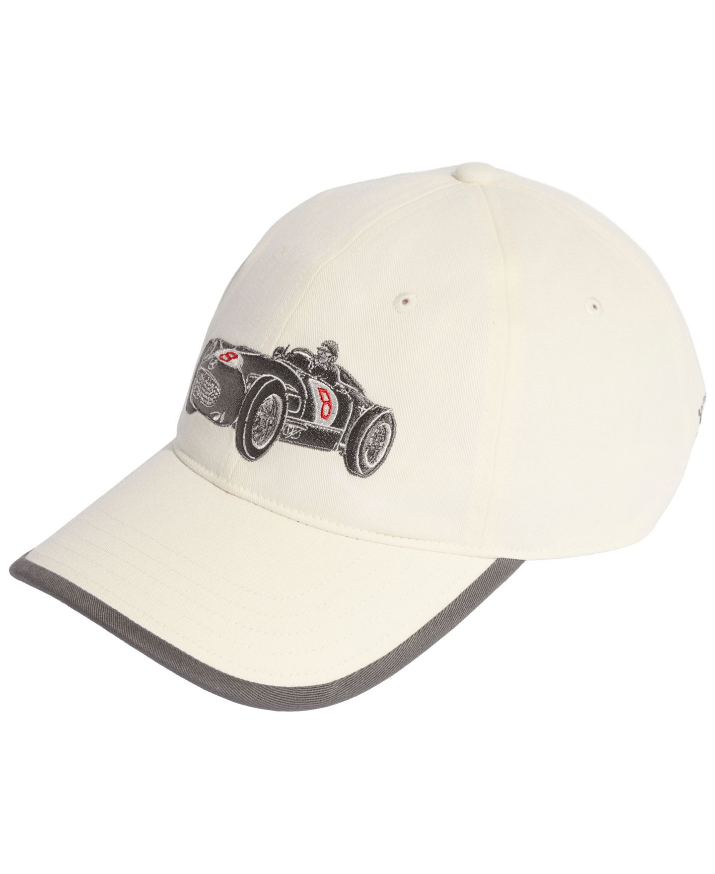Мужской головной убор adidas Mercedes Silver Arrow Hat, цвет: Молочный белый — фото 1