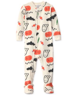 Carters Baby Boys' and Baby Girls' Halloween Snug Fit Footed Long-Sleeve Pajama