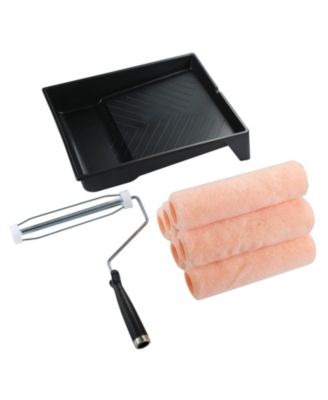 Paint Roller Set 9" Frame Tray Cover Refills Kit