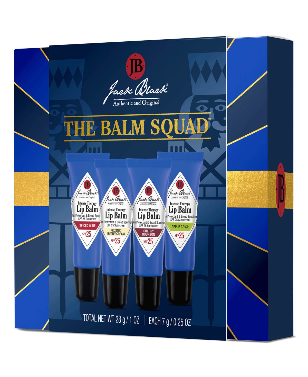 Jack Black 4-Piece The Balm Squad Lip Balm Gift Set