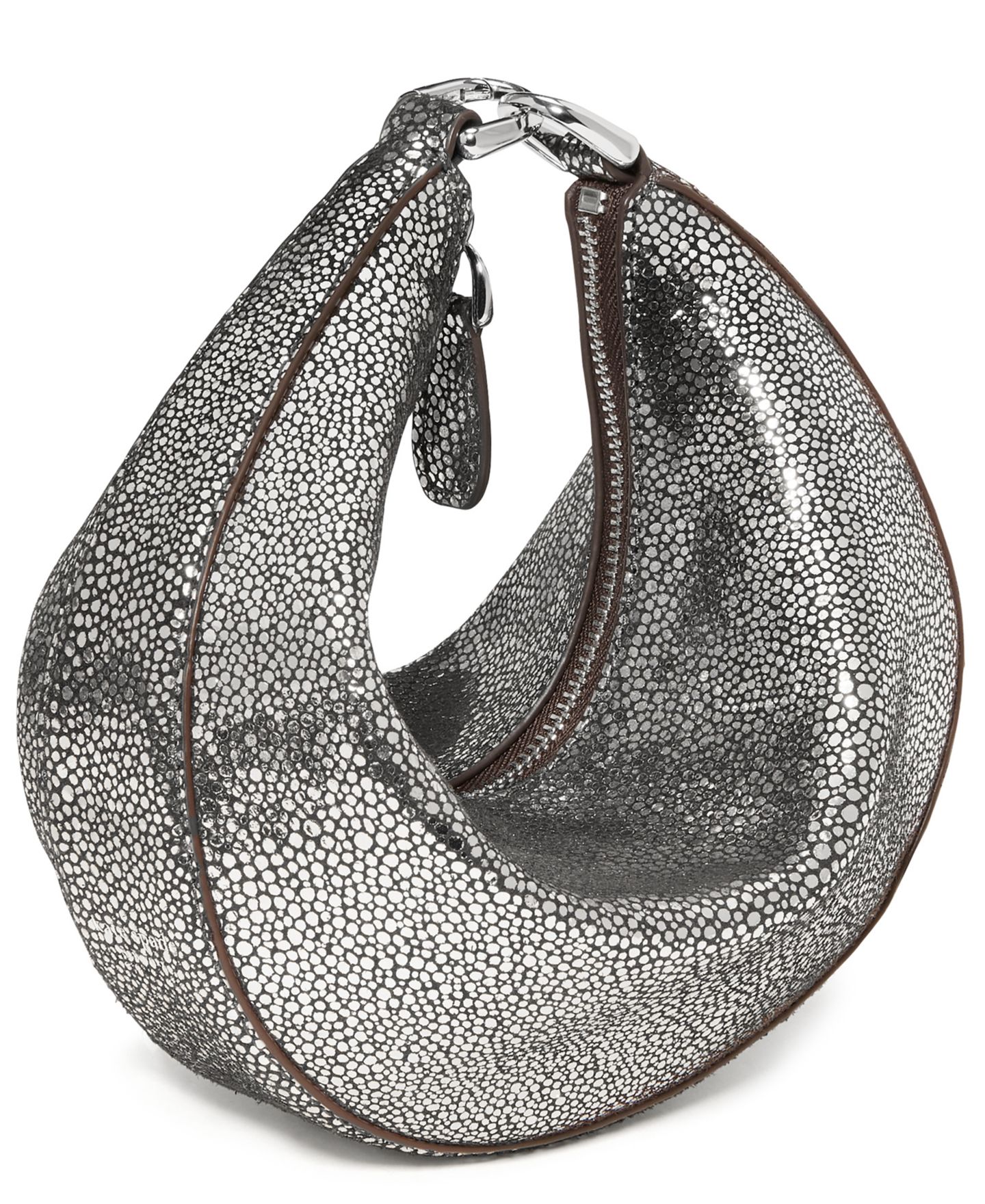 Женская сумка kate spade new york Metallic Dot Printed Small Shoulder, цвет: Металлик — фото 7