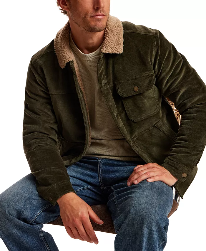 Men's Berber Cord Trucker Jacket - thumbnail 2