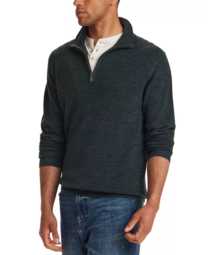 Men's Soft Touch All Over Texture Quarter-Zip Sweater - thumbnail 7