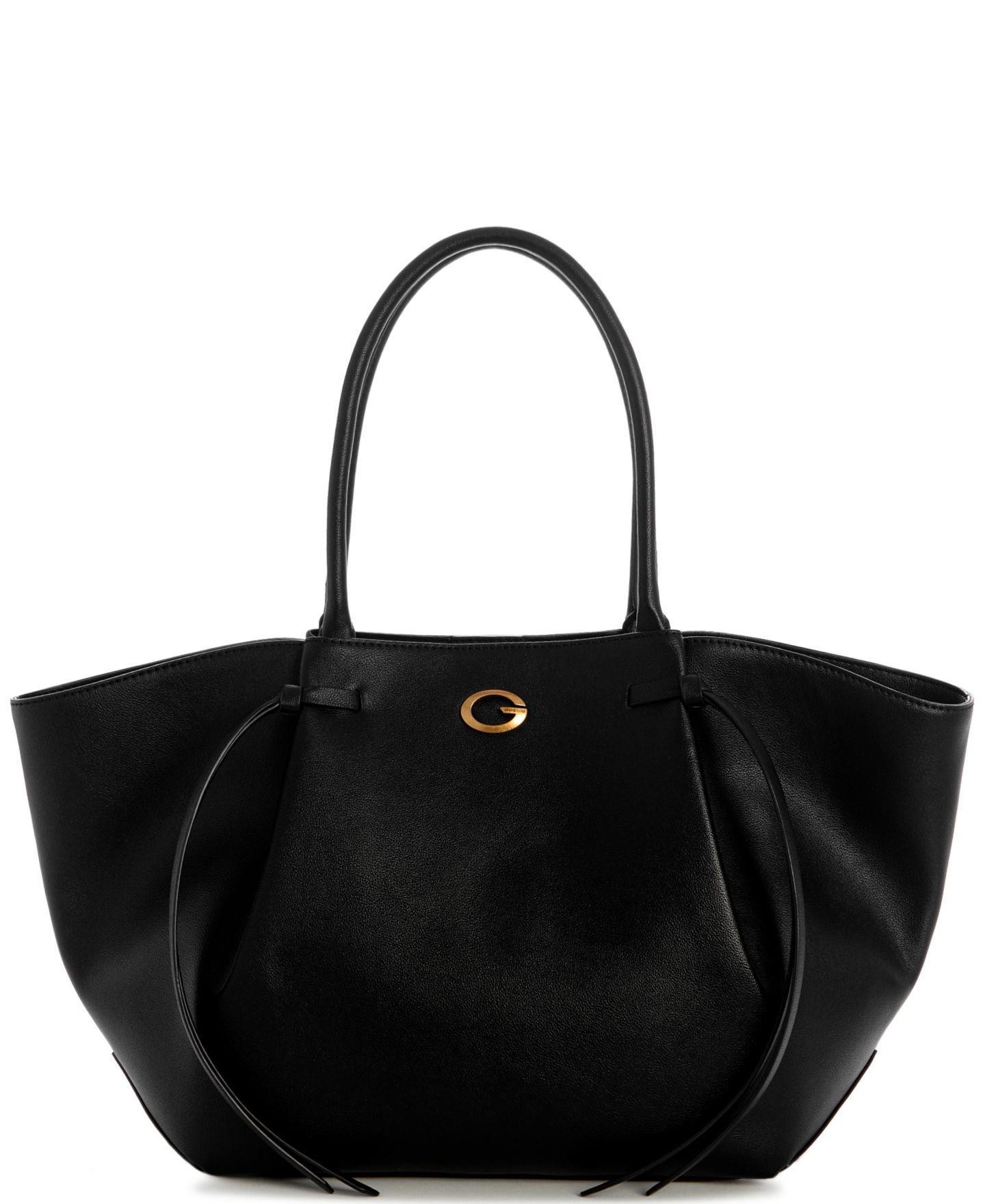 Женская сумка GUESS Allegra Girlfriend Extra-Large Tote Handbag, цвет: Чёрный — фото 1