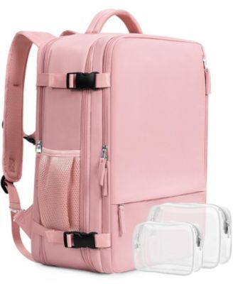 16 Inch Laptop Carry On Travel Backpack Waterproof Daypack With USB Charging Port