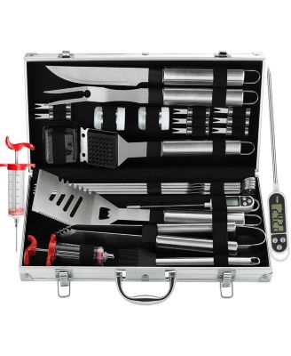BBQ Grill Tools Set with Meat Injector