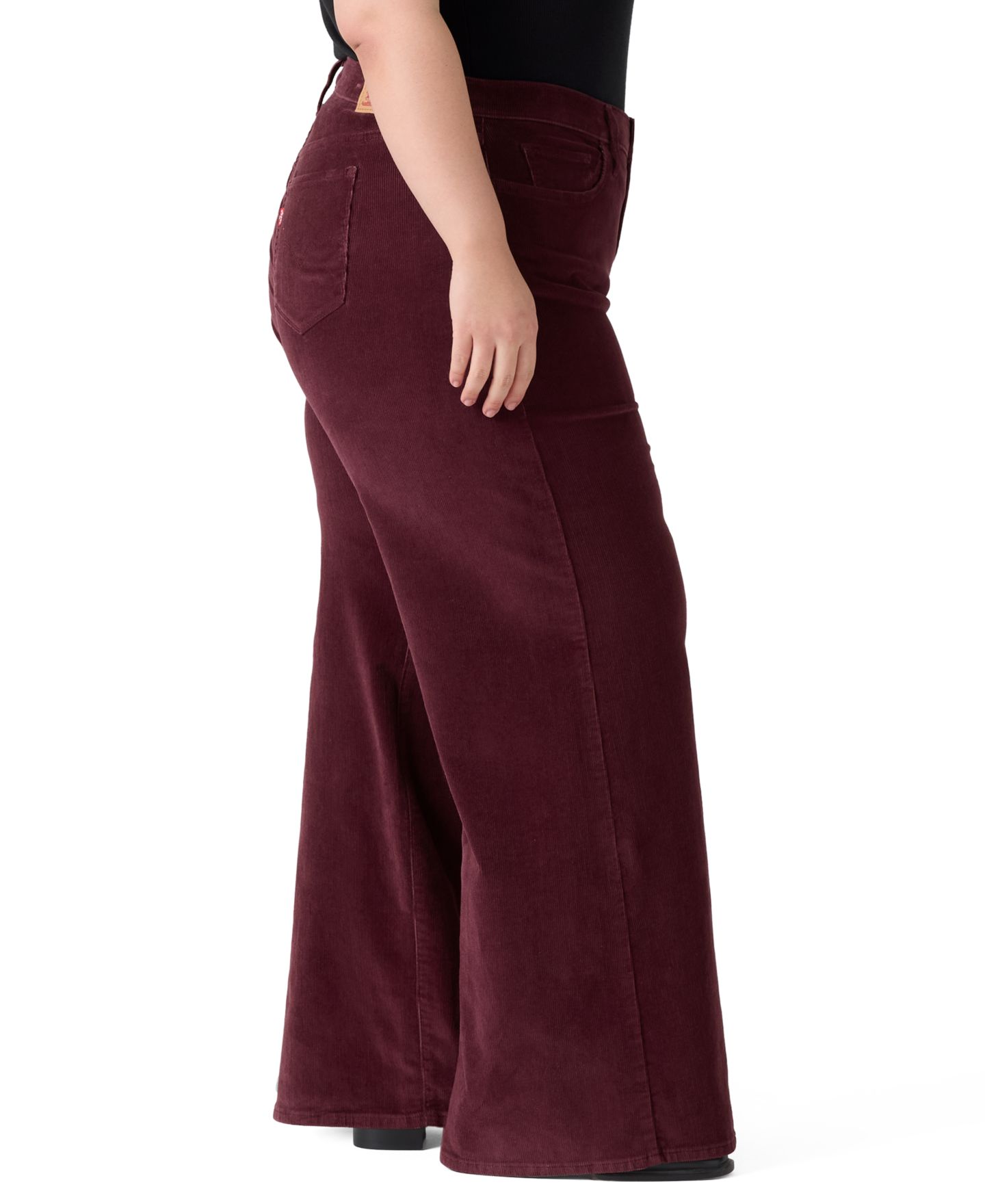 Женские вельветовые брюки Levi's 318 Shaping широкие, цвет: Sassafras — фото 3